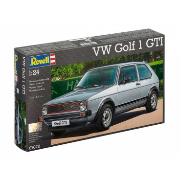 KIT PARA MONTAR REVELL CARRO VOLKSWAGEN GOLF 1 GTI 1/24 121 PEÇAS REV 07072